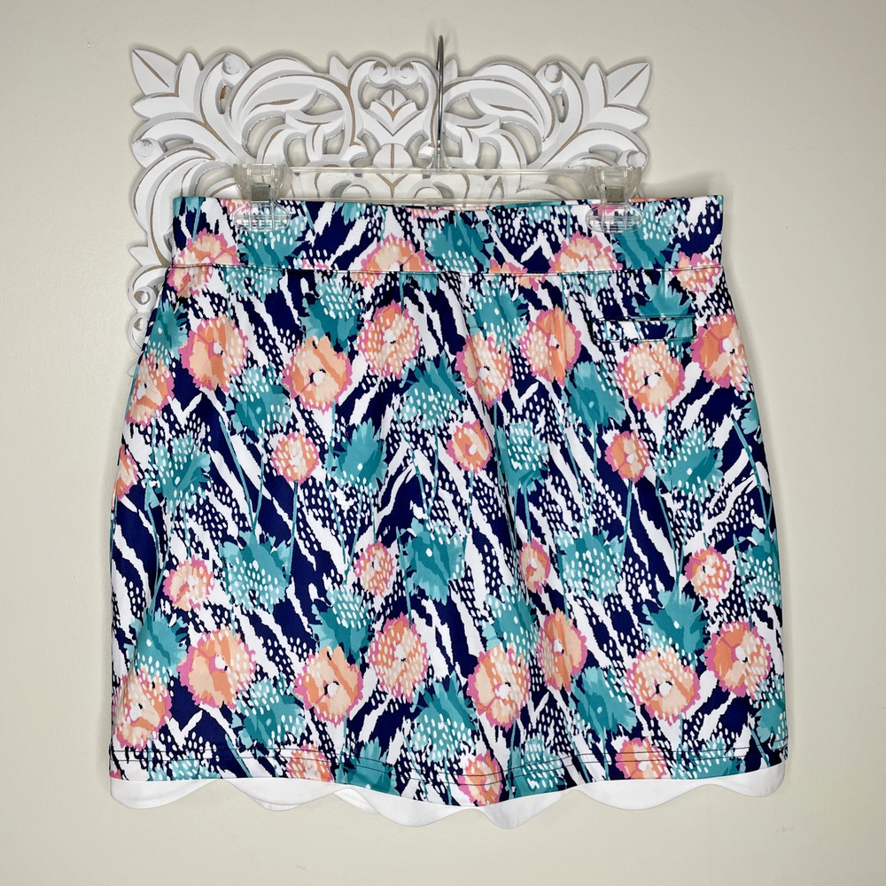 PEBBLE BEACH Dry-Luxe Performance size LARGE Golf SKORT Skirt Shorts Pickleball